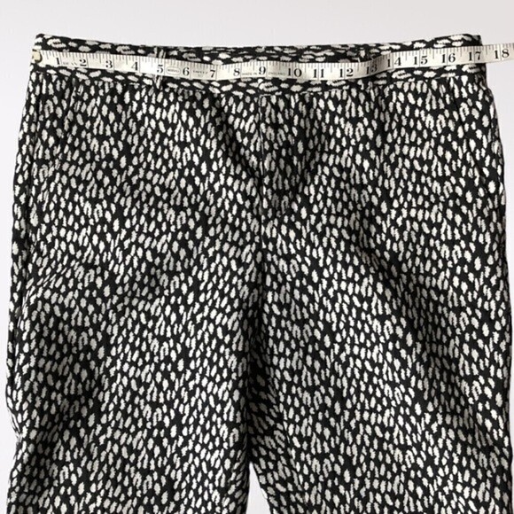 Banana Republic Leopard Jacquard Slim Straight Pants 10 - Picture 10 of 11